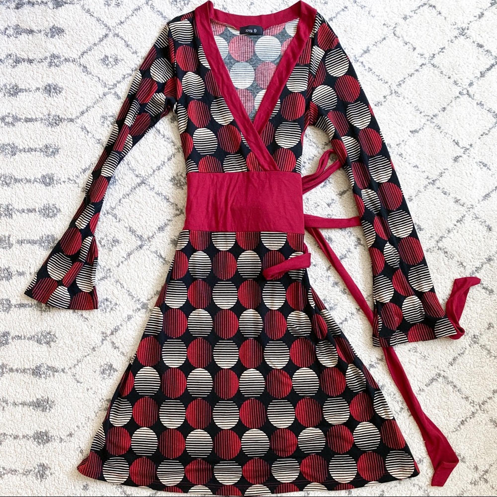 Geometric print dress